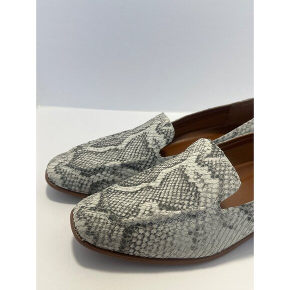 Franco Sarto Clarise2 Snake Print Leather Loafers Womens Shoes Size 8.5 slip-on - Picture 9 of 14